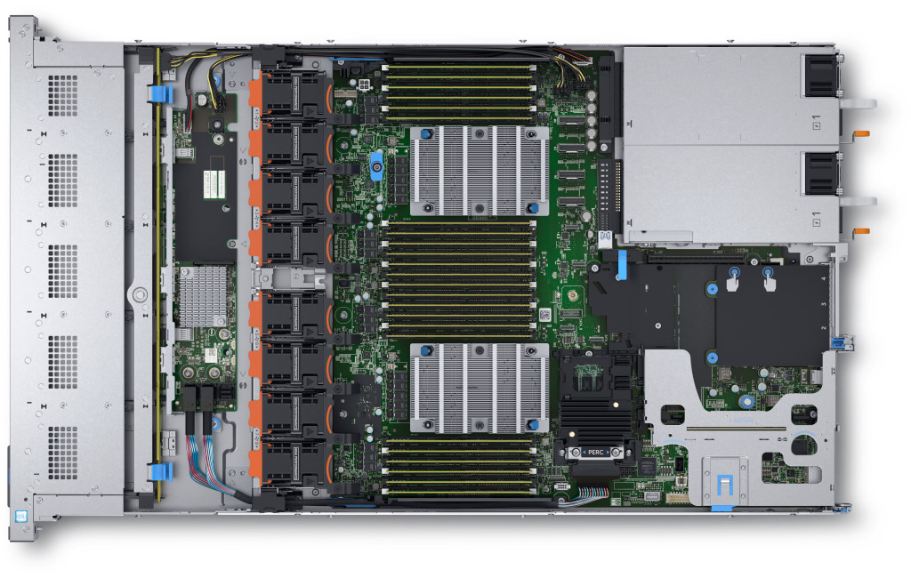 Dell PowerEdge R640 Internal View